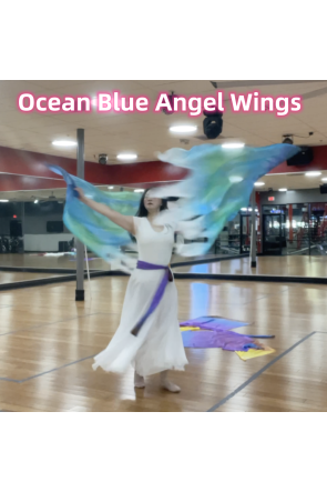 翱翔天使翼 (單層）Ocean Blue Angel Wings〔下單後製作約2-3週後寄出〕