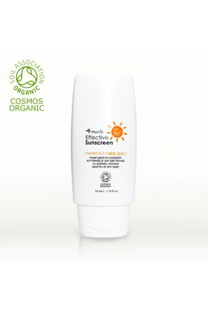 【海洋友善抗曬霜】 肌本防曬乳 [晶燦白] Effective Sunscreen [Blank White] SPF50  (50ml)